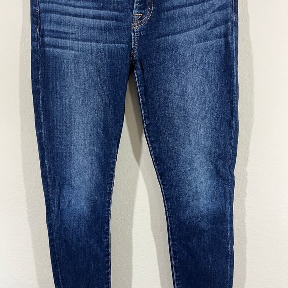 7 for all Mankind Women's B(AIR) Dark Wash Ankle Skinny Jeans Size 28 - Picture 4 of 11